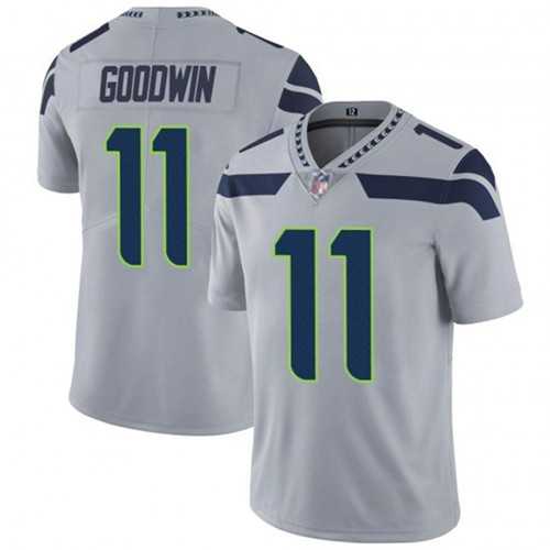 Men & Women & Youth Seattle Seahawks #11 Marquise Goodwin Gray Vapor Untouchable Limited Stitched Jersey->new york rangers->NHL Jersey